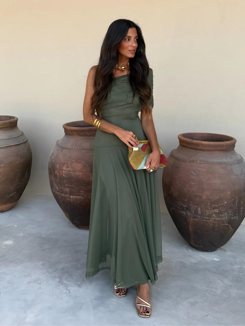 Dóra - Elegáns Maxi Ruha Mesh