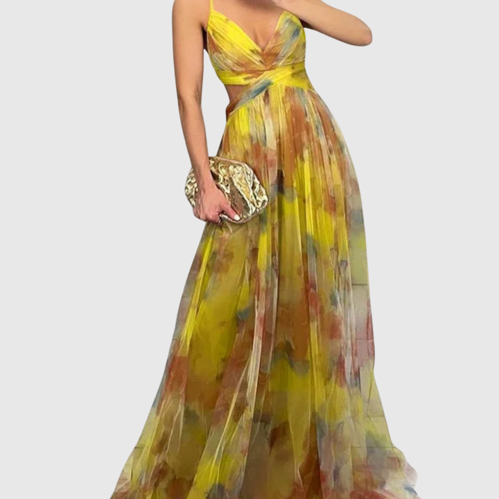 Monika - Elegáns Női Maxi Ruha