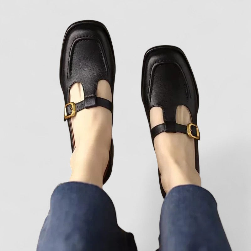 Elizabeth - T Mary Jane Strap Orthopedic Shoes