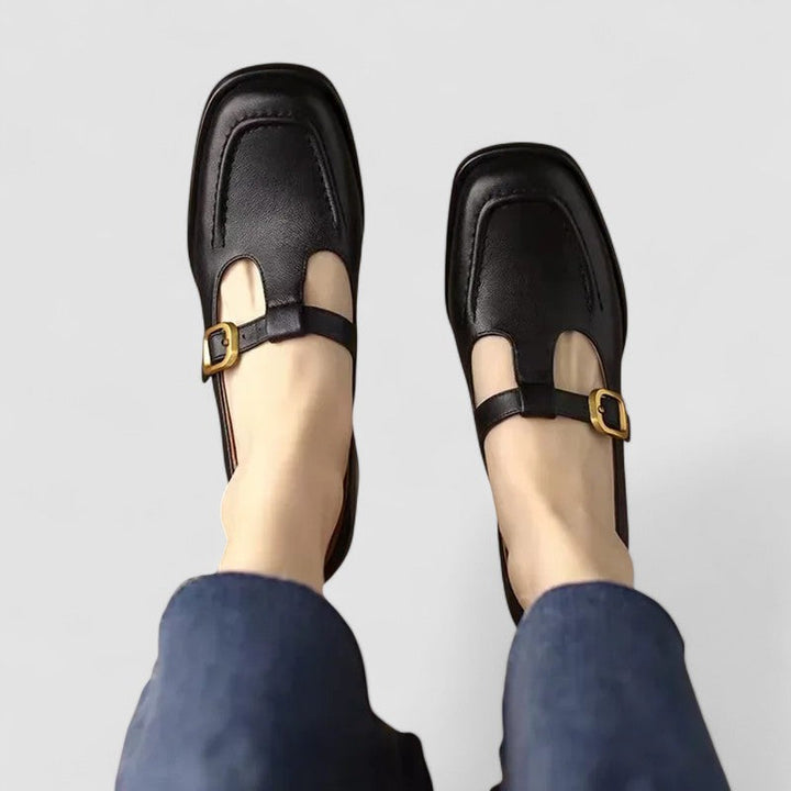 Elizabeth - T Mary Jane Strap Orthopedic Shoes