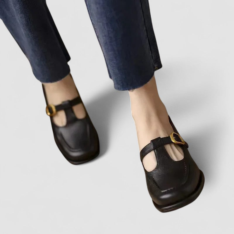 Elizabeth - T Mary Jane Strap Orthopedic Shoes