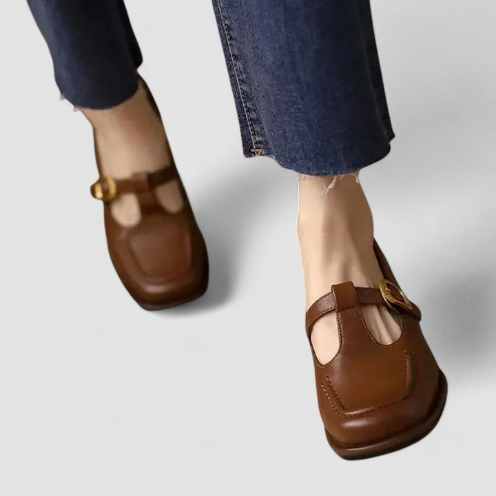Elizabeth - T Mary Jane Strap Orthopedic Shoes