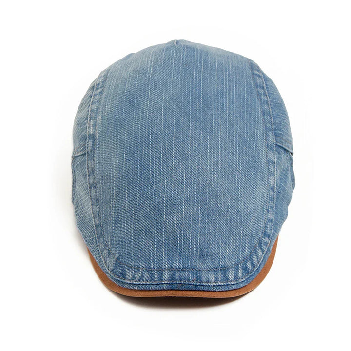 Thijs - Prémium Denim Flat Cap – Időtlen Stílus & Napi Kényelem