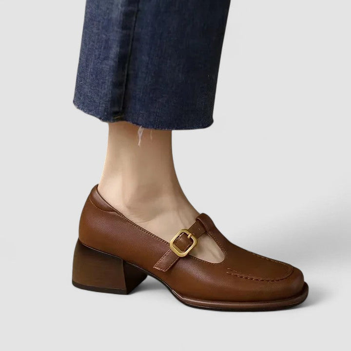 Elizabeth - T Mary Jane Strap Orthopedic Shoes
