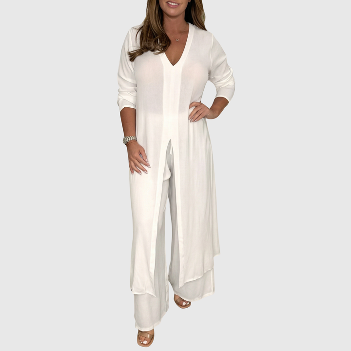 Zsófia - Elegáns Női Kétrészes Szett Modern Szabással