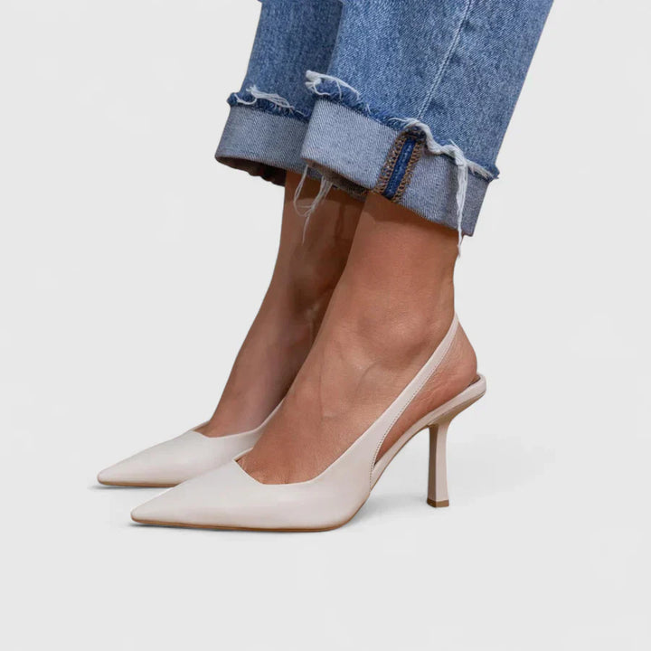 Elżbieta - Suede & Bőr Slingback