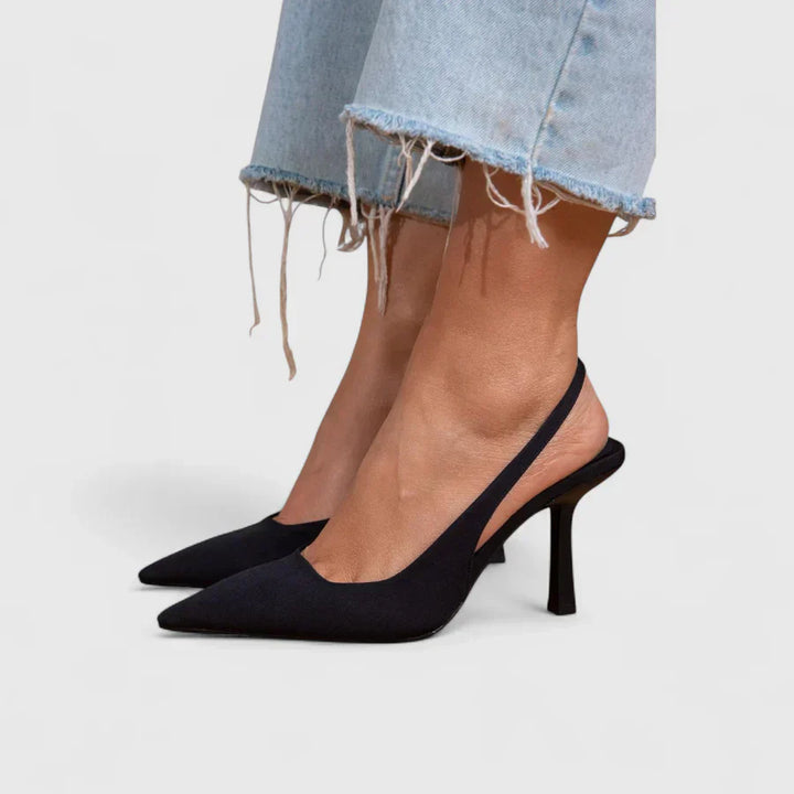 Elżbieta - Suede & Bőr Slingback