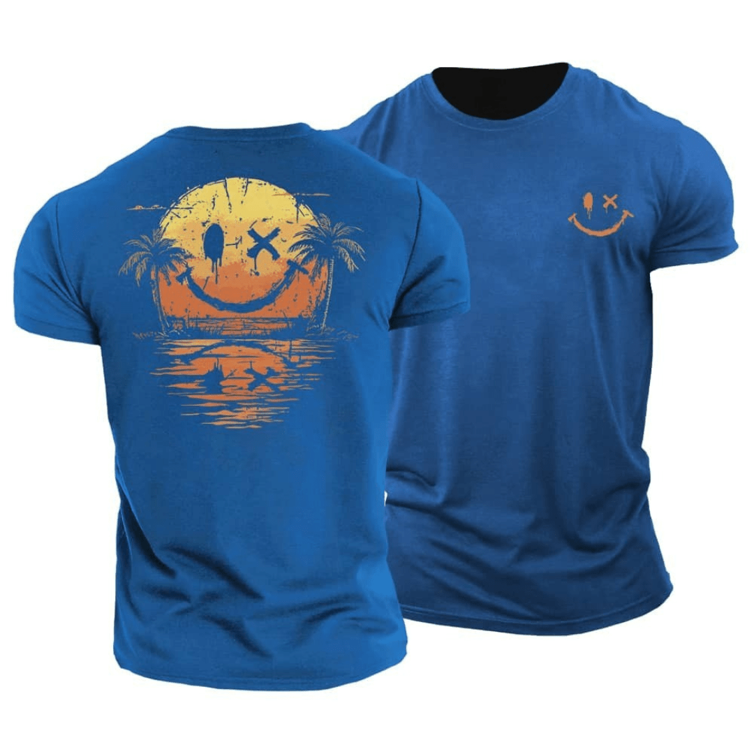 Jack - Nyári Smiley Tenger T-Shirt