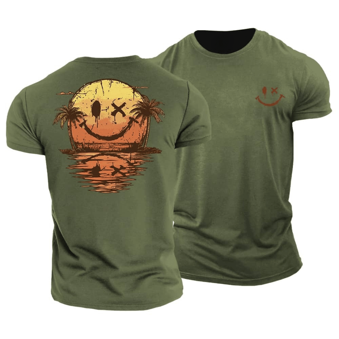 Jack - Nyári Smiley Tenger T-Shirt