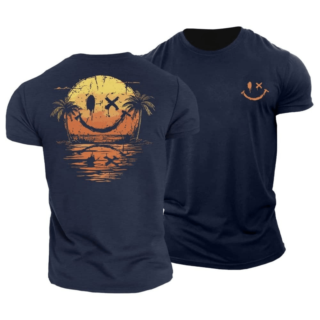 Jack - Nyári Smiley Tenger T-Shirt