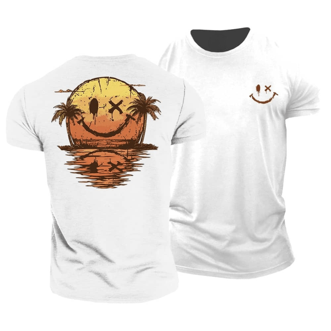 Jack - Nyári Smiley Tenger T-Shirt